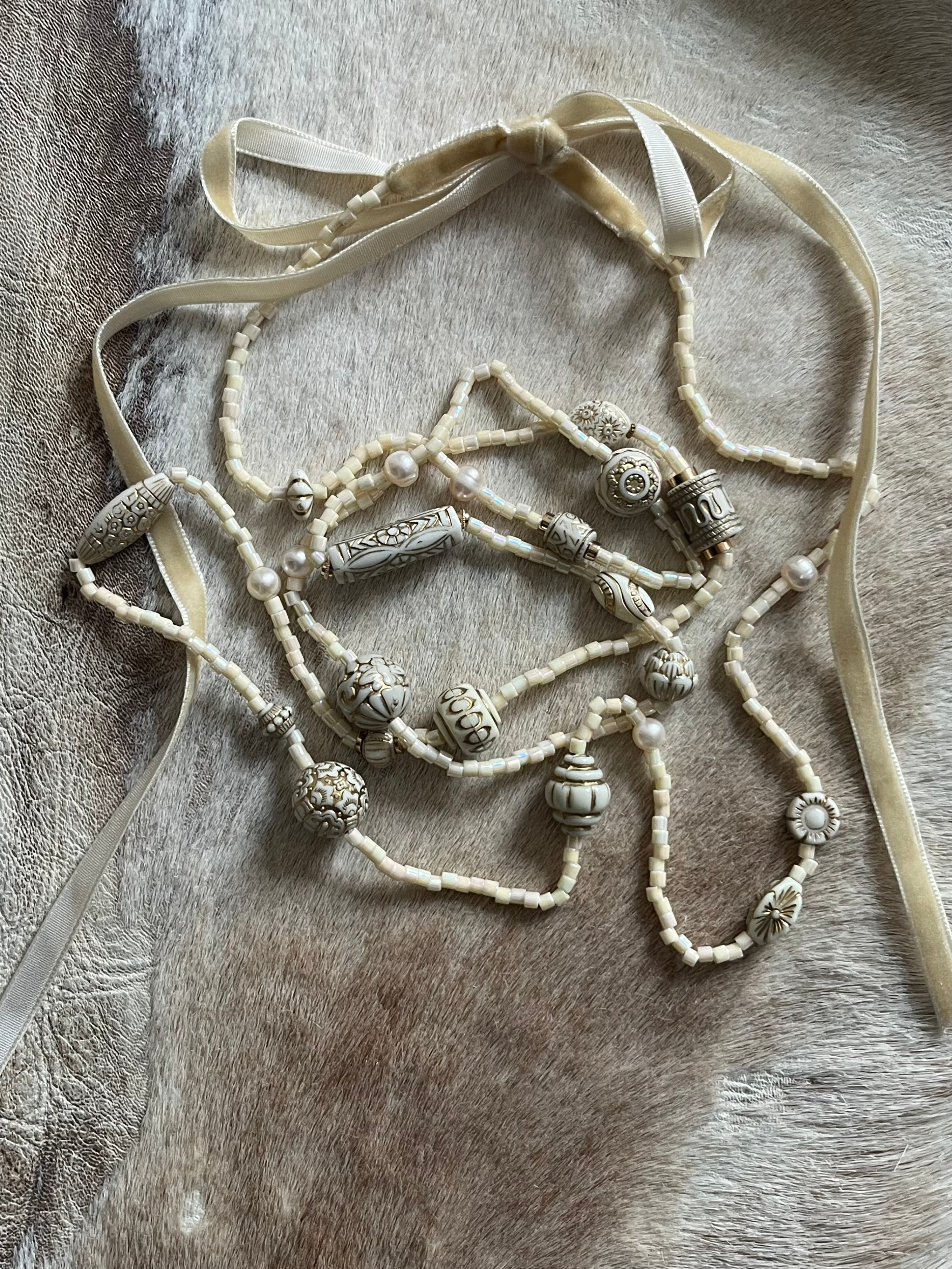 Vintage Bead Inspired Collection in Cream