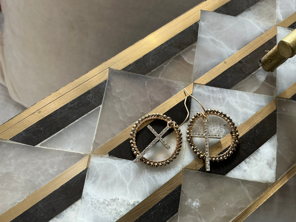 Medium Cross earrings