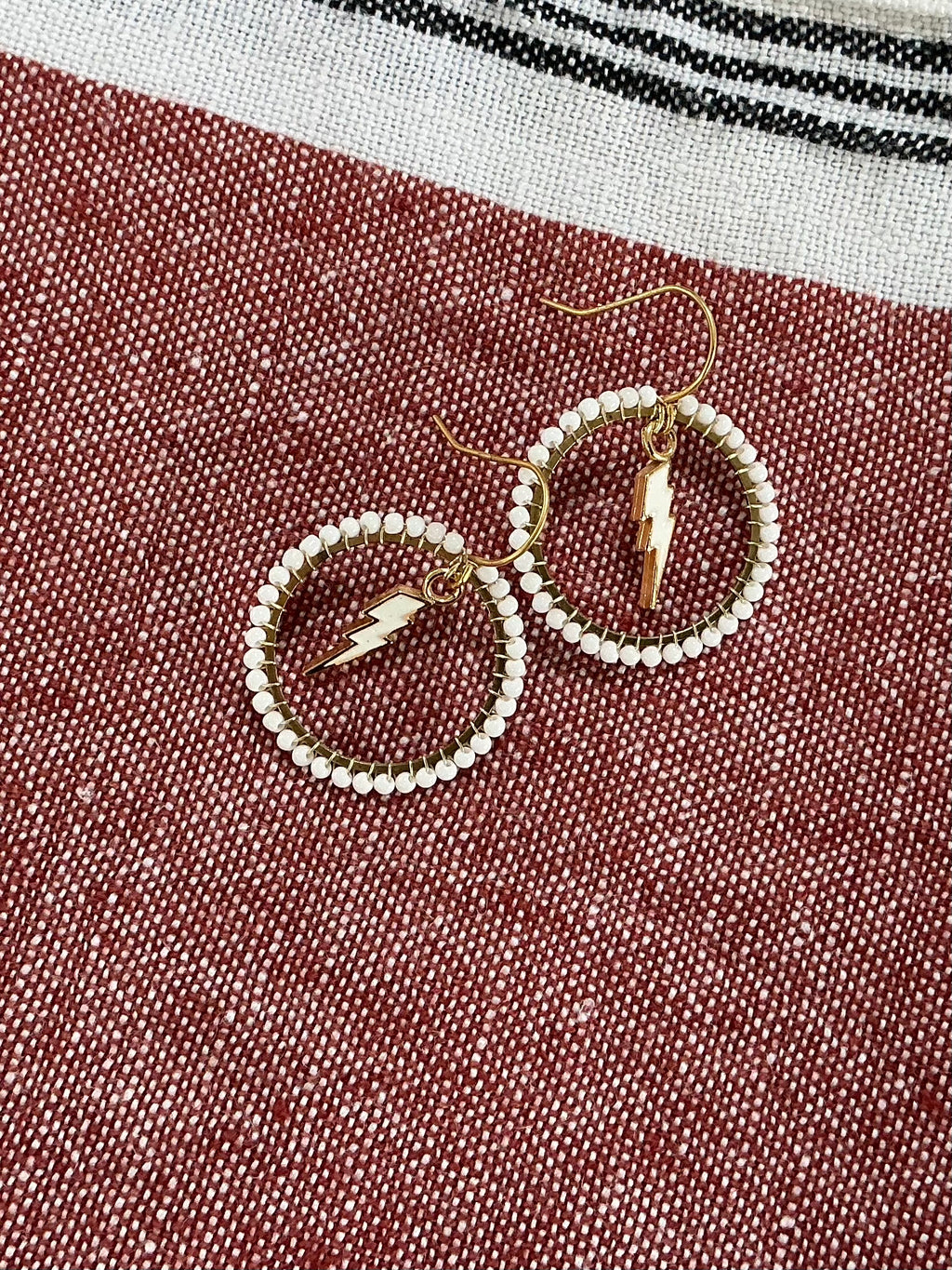 Medium Lightening bolt earrings