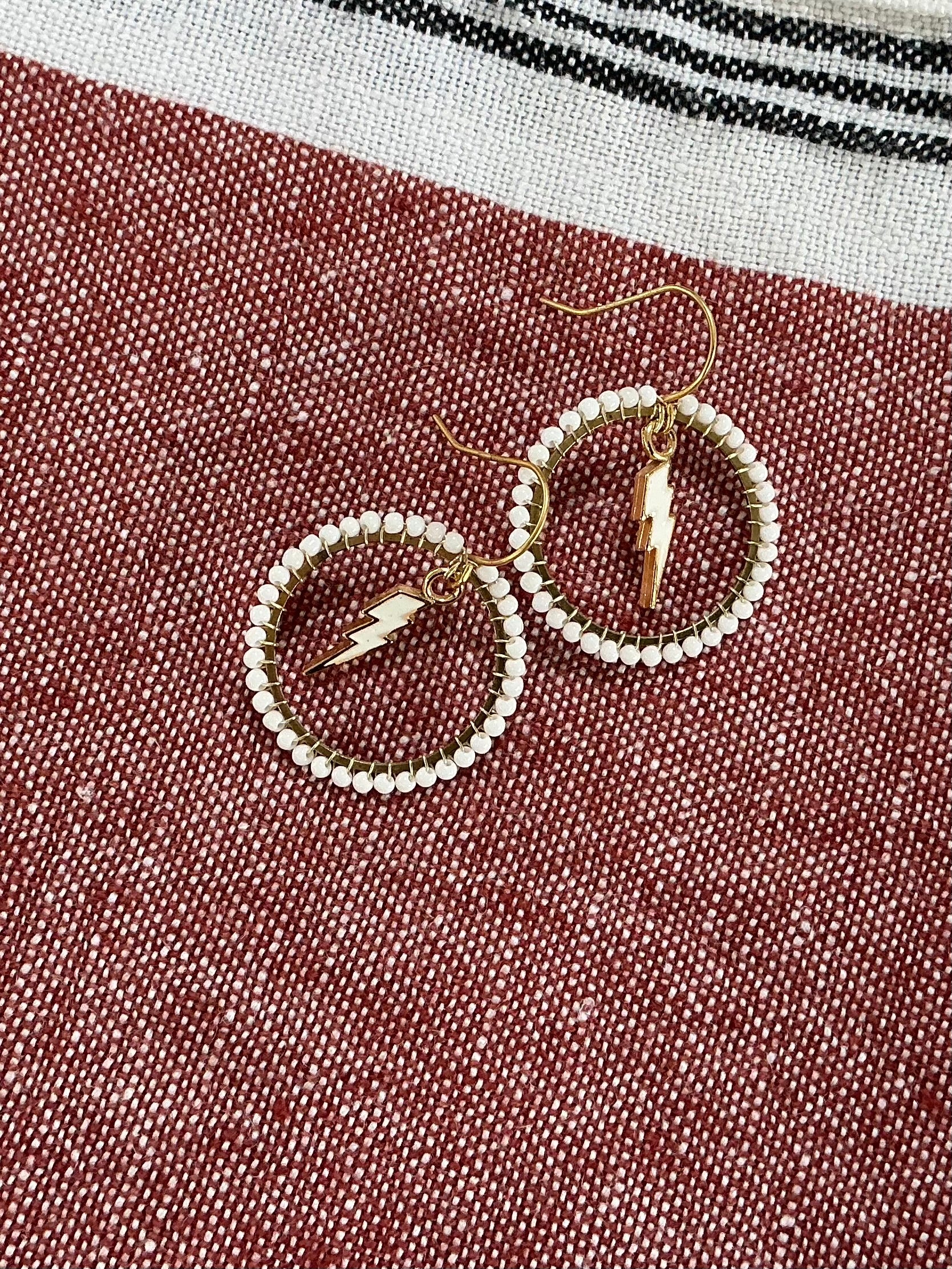 Medium Lightening bolt earrings