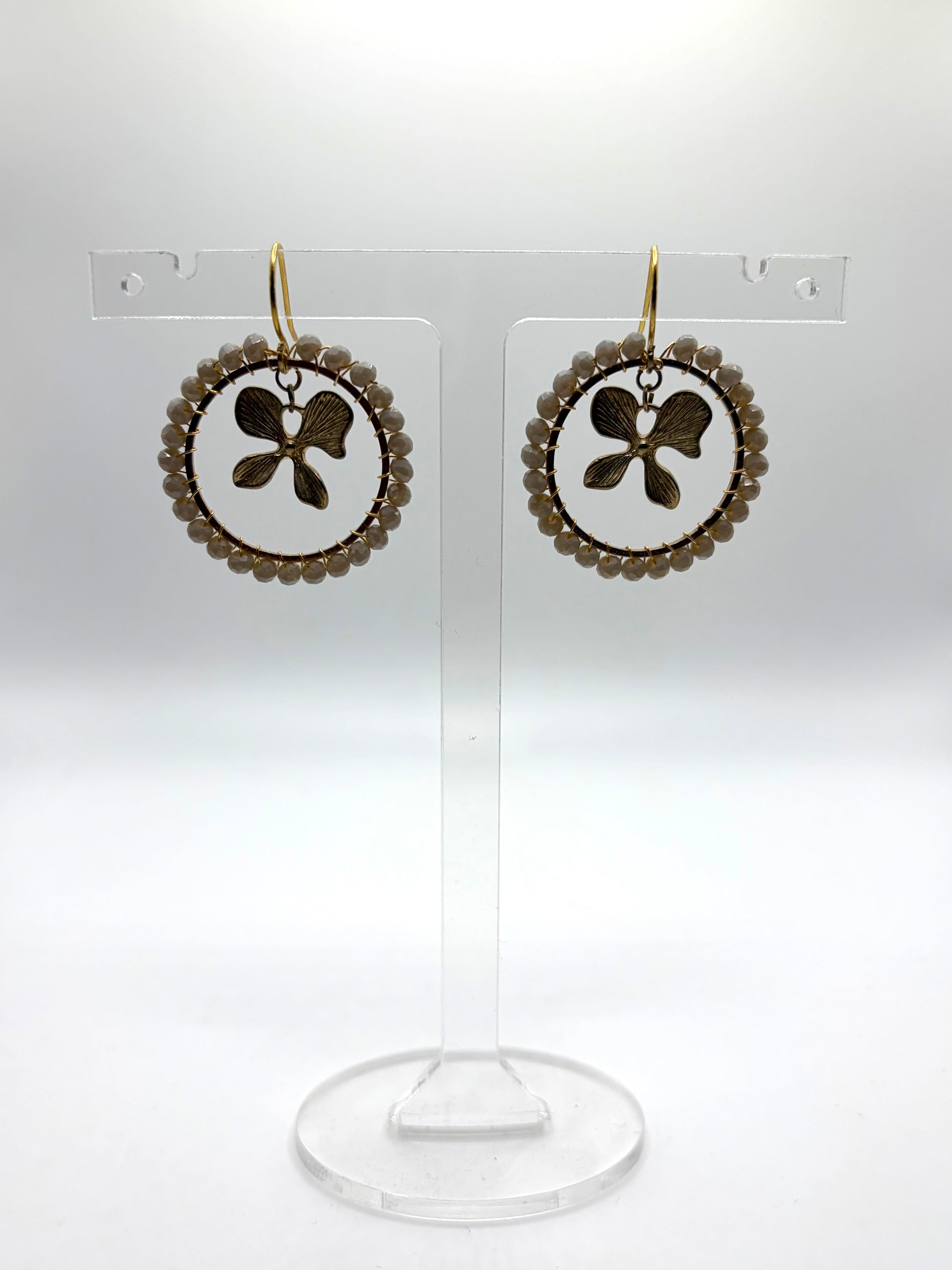Medium Orchid Blush earrings