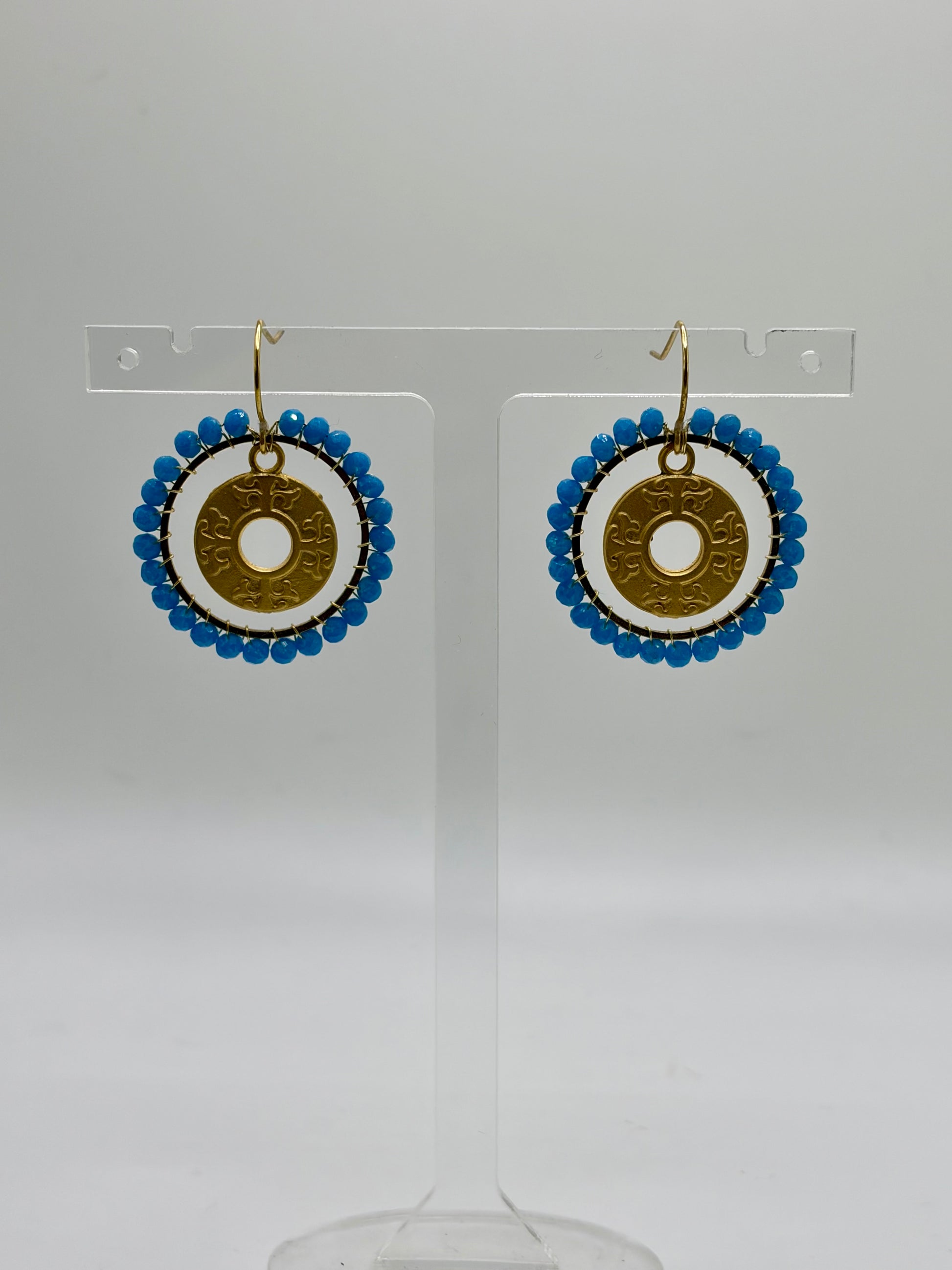 Medium Seabreeze Coin Earrings
