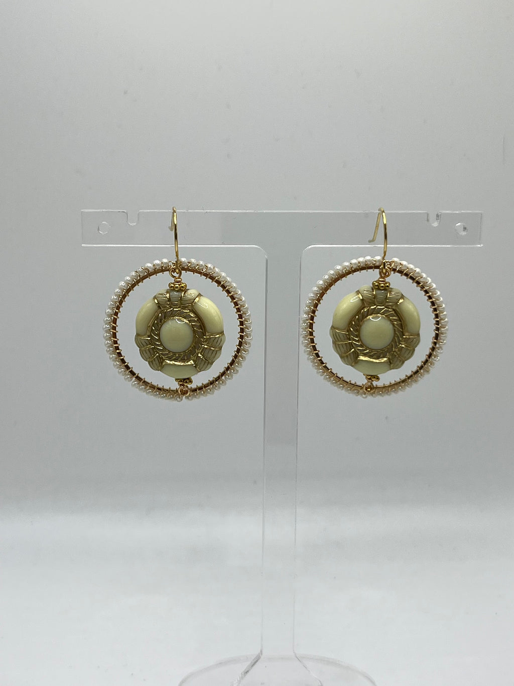 Eulalia vintage beaded inspired earrings