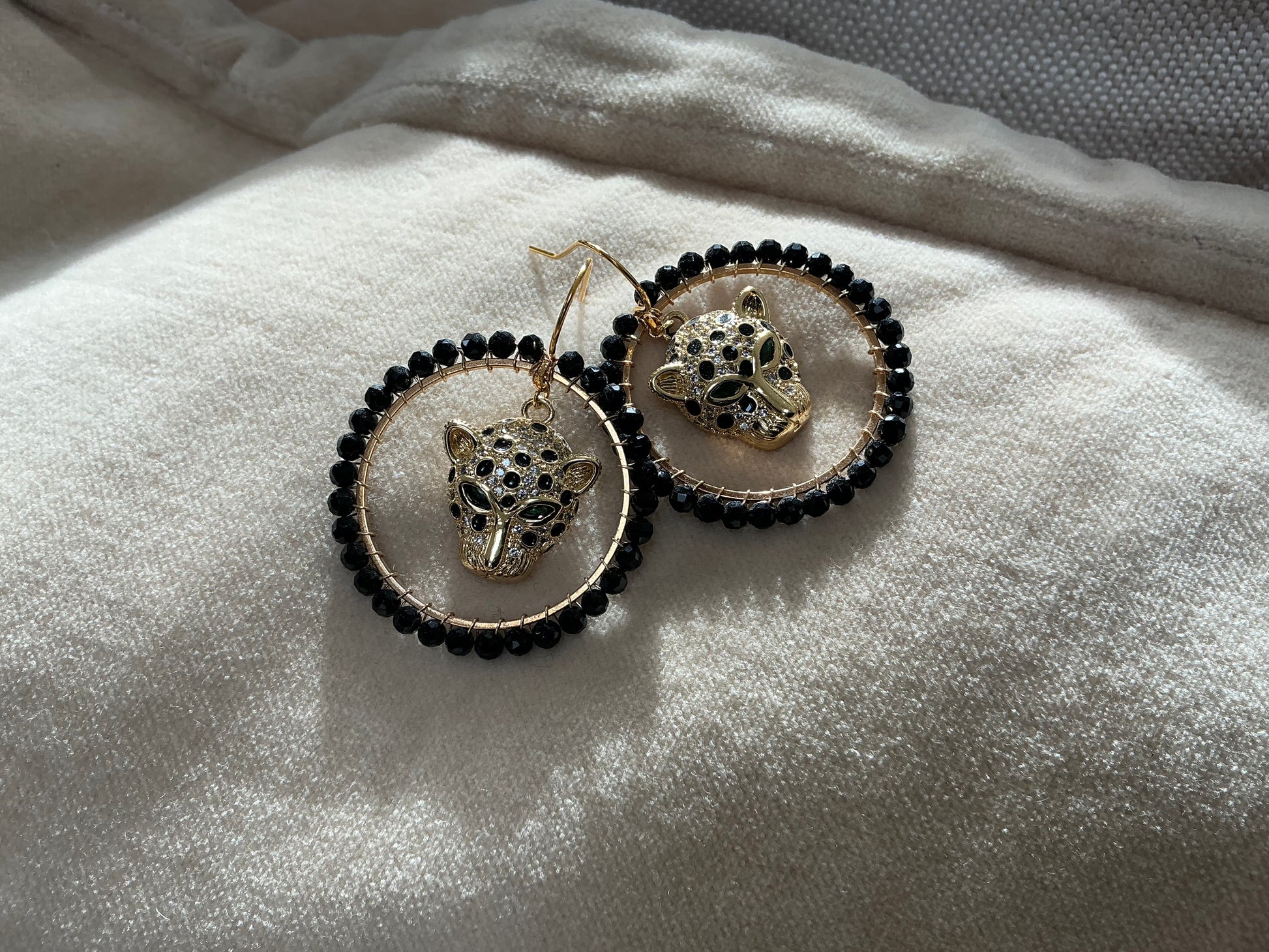 Large Panther earrings