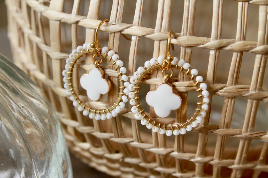 Small Alba Clover Earrings