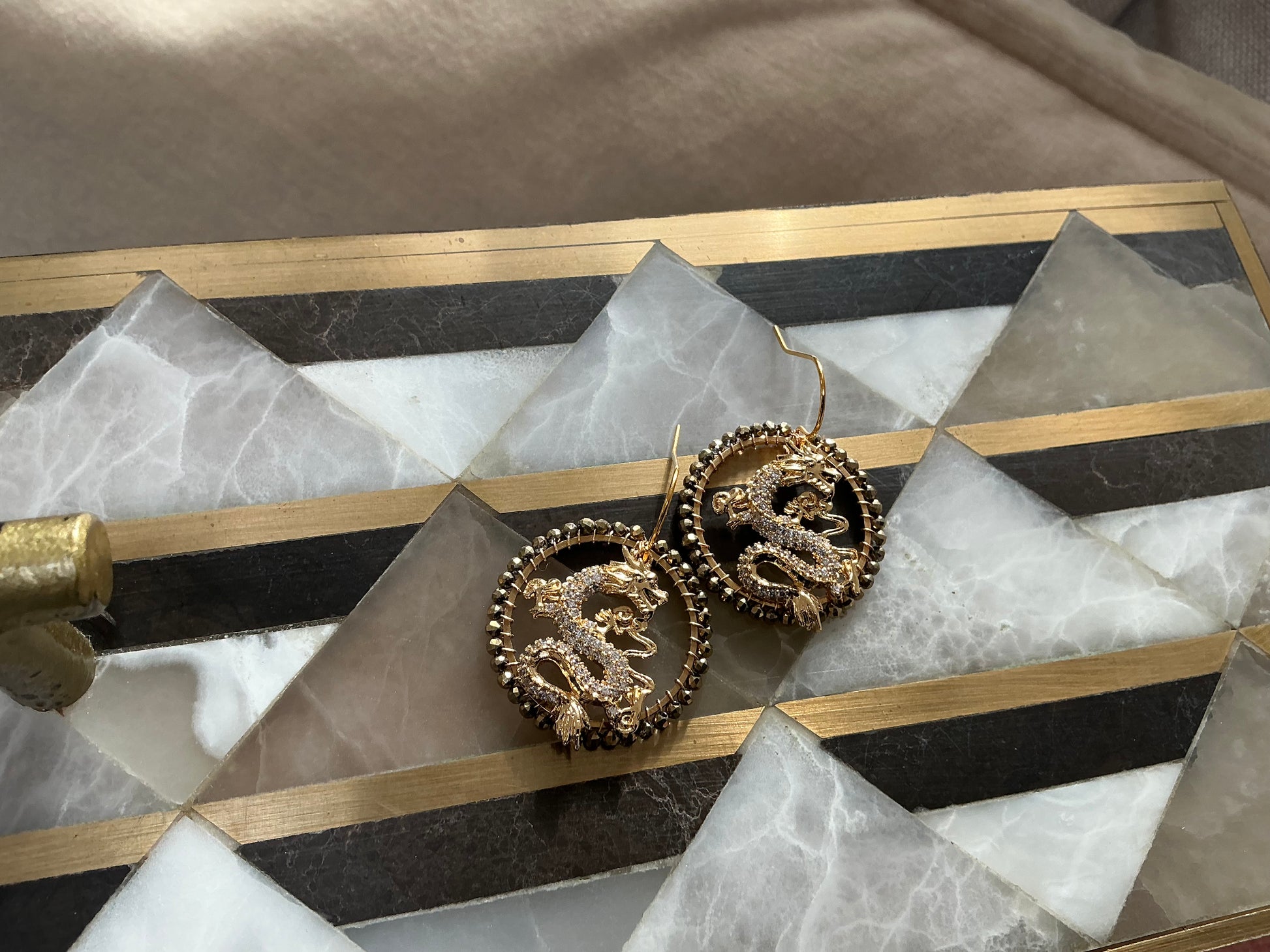 Medium Dragon earrings