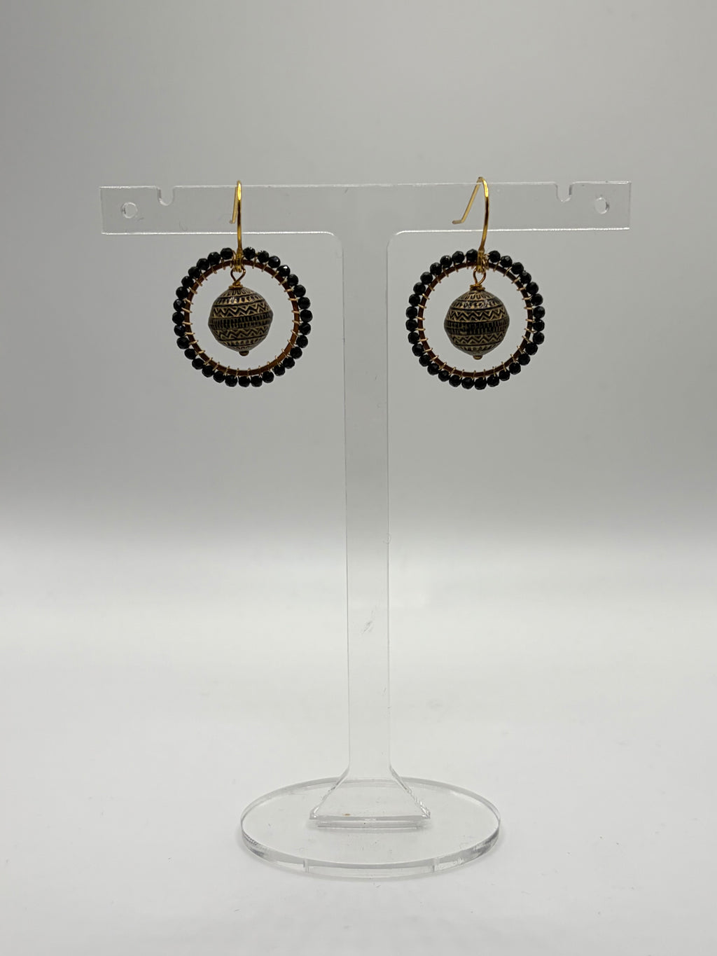 Élise vintage bead inspired beaded earrings