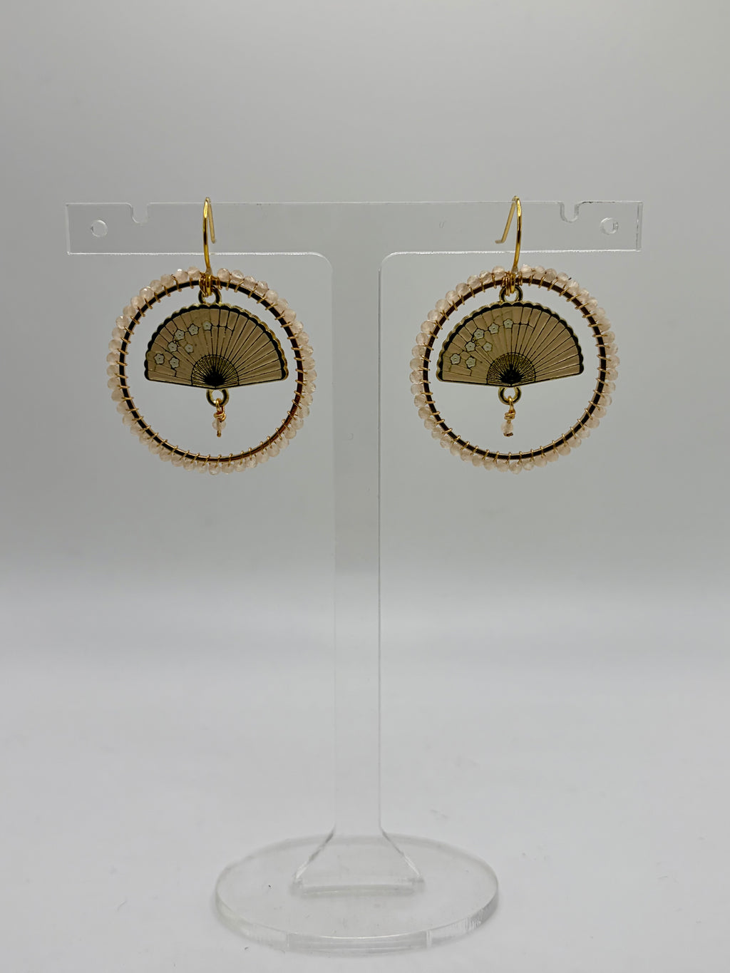 Large Gingko Fan earrings