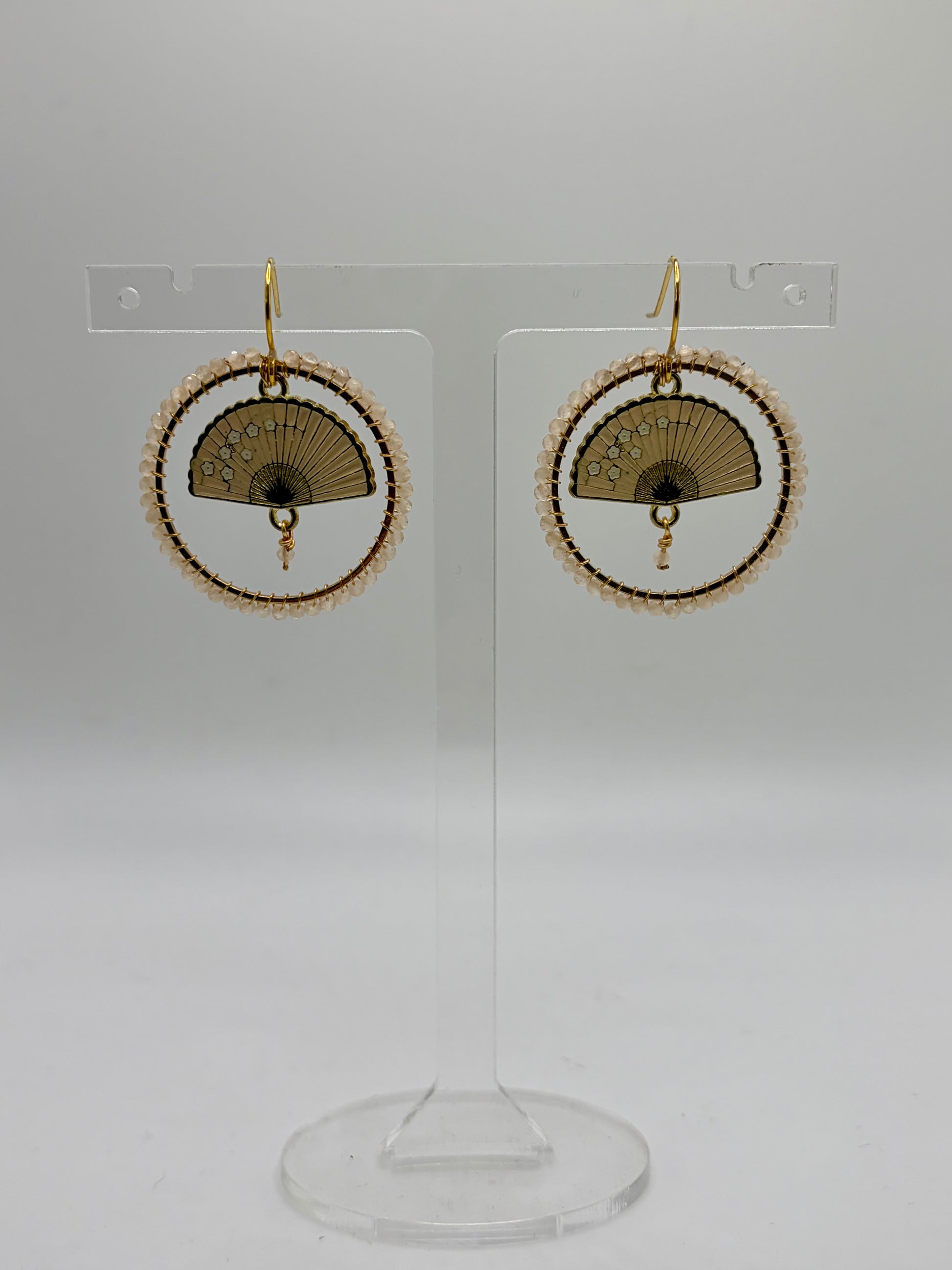 Large Gingko Fan earrings