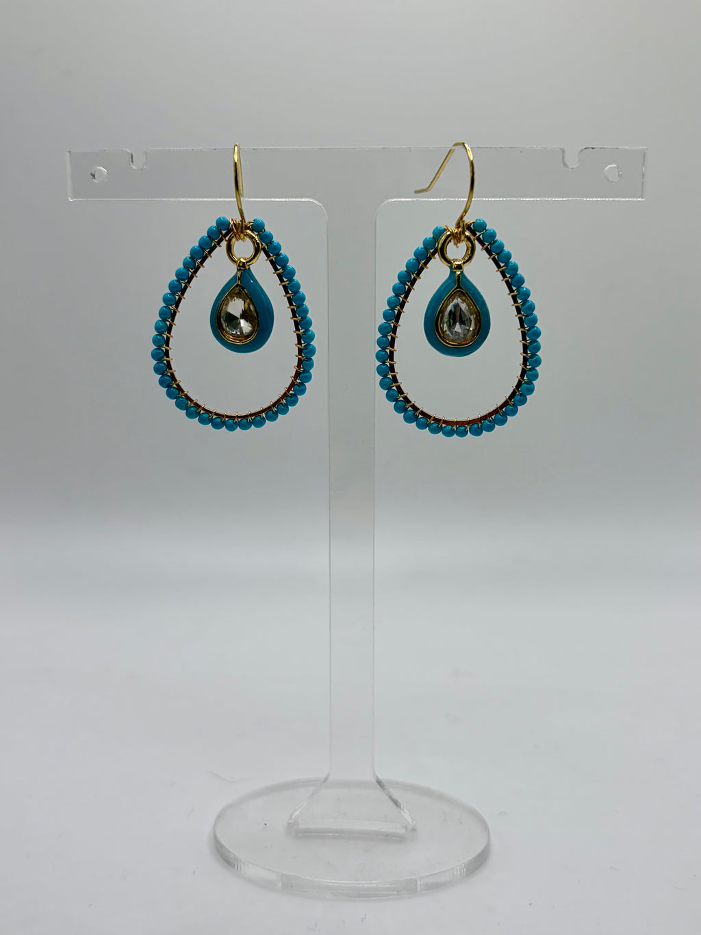 Medium Opaline Teardrop Earrings