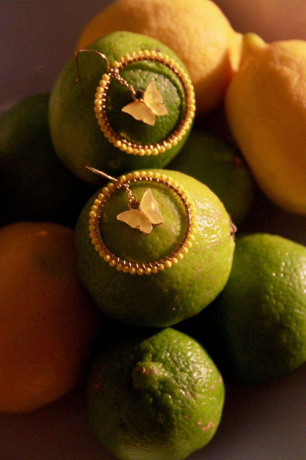 Medium Papillon Wing earrings