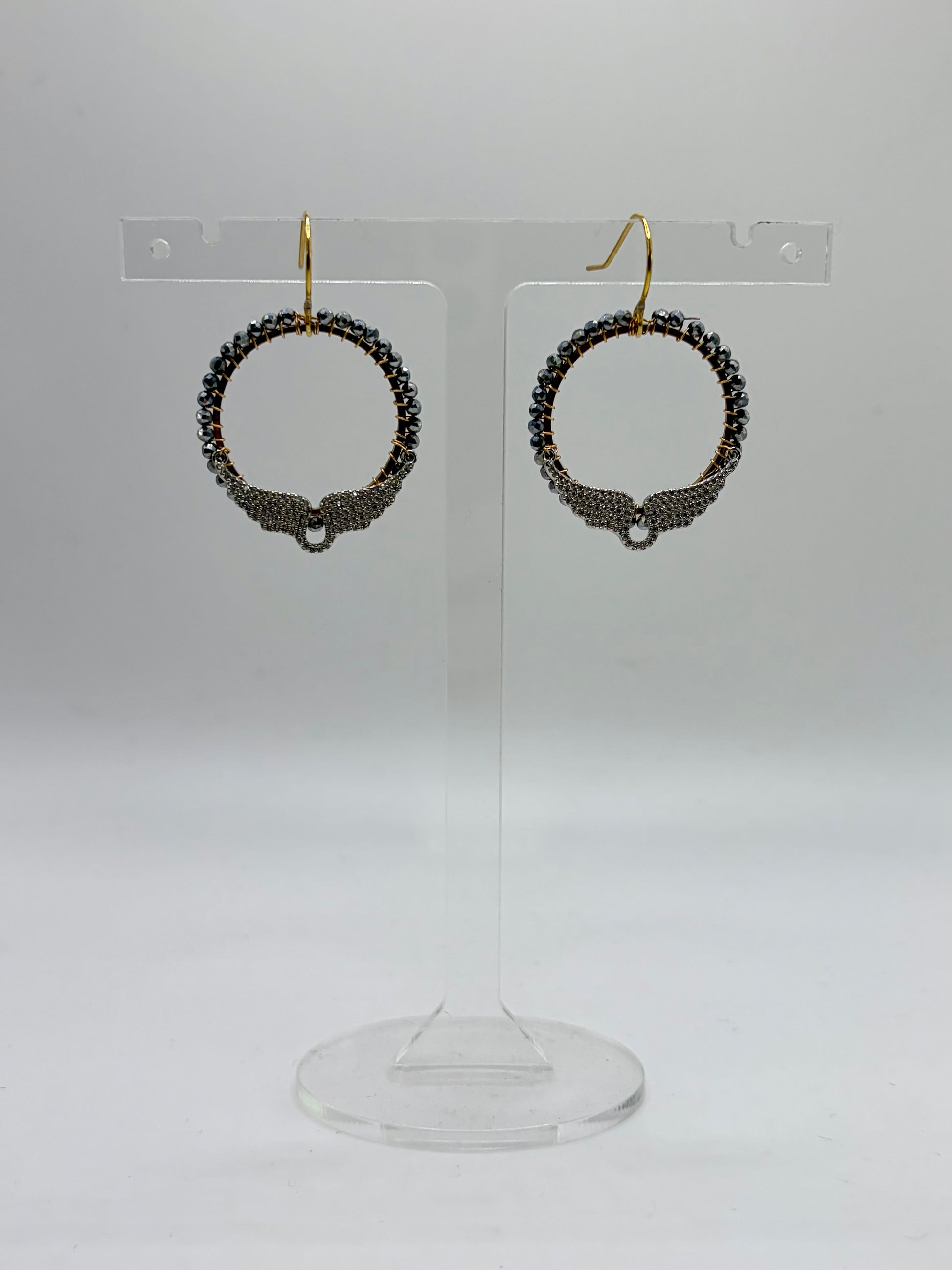 Medium Angel wing earrings