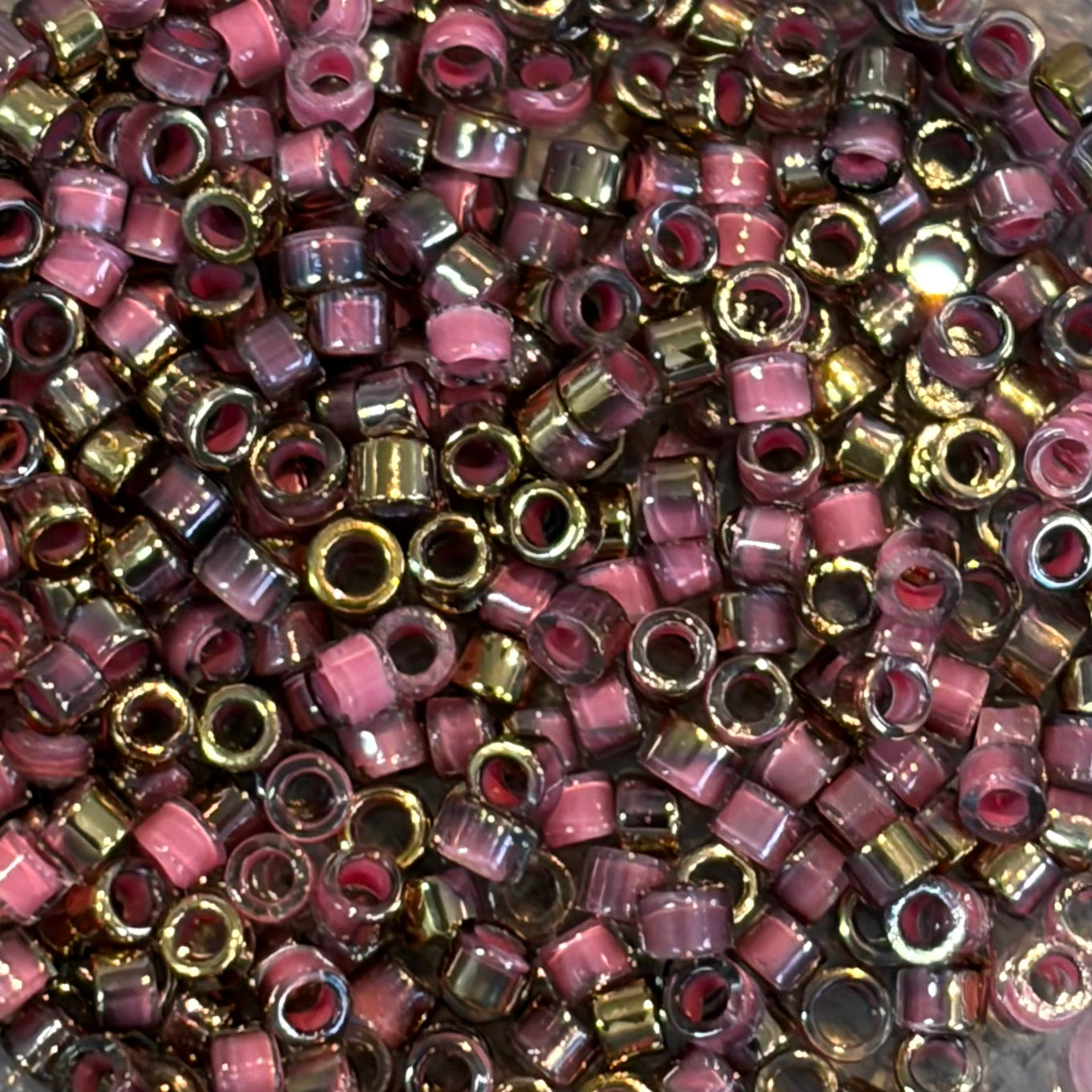 Rosalind ombré beaded snake necklace